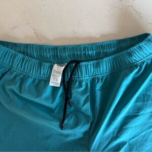 Teal Drawstring Shorts